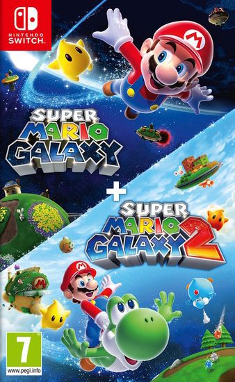 Super Mario Galaxy + Super Mario Galaxy 2 Switch (NOUVEAUTÉ)
