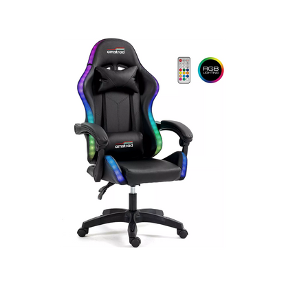 Chaise gaming AMSTRAD AVEC LED DARKSIDE 366 effets