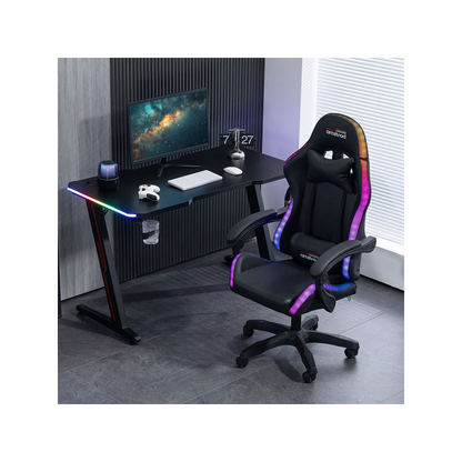 Chaise gaming AMSTRAD AVEC LED DARKSIDE 366 effets