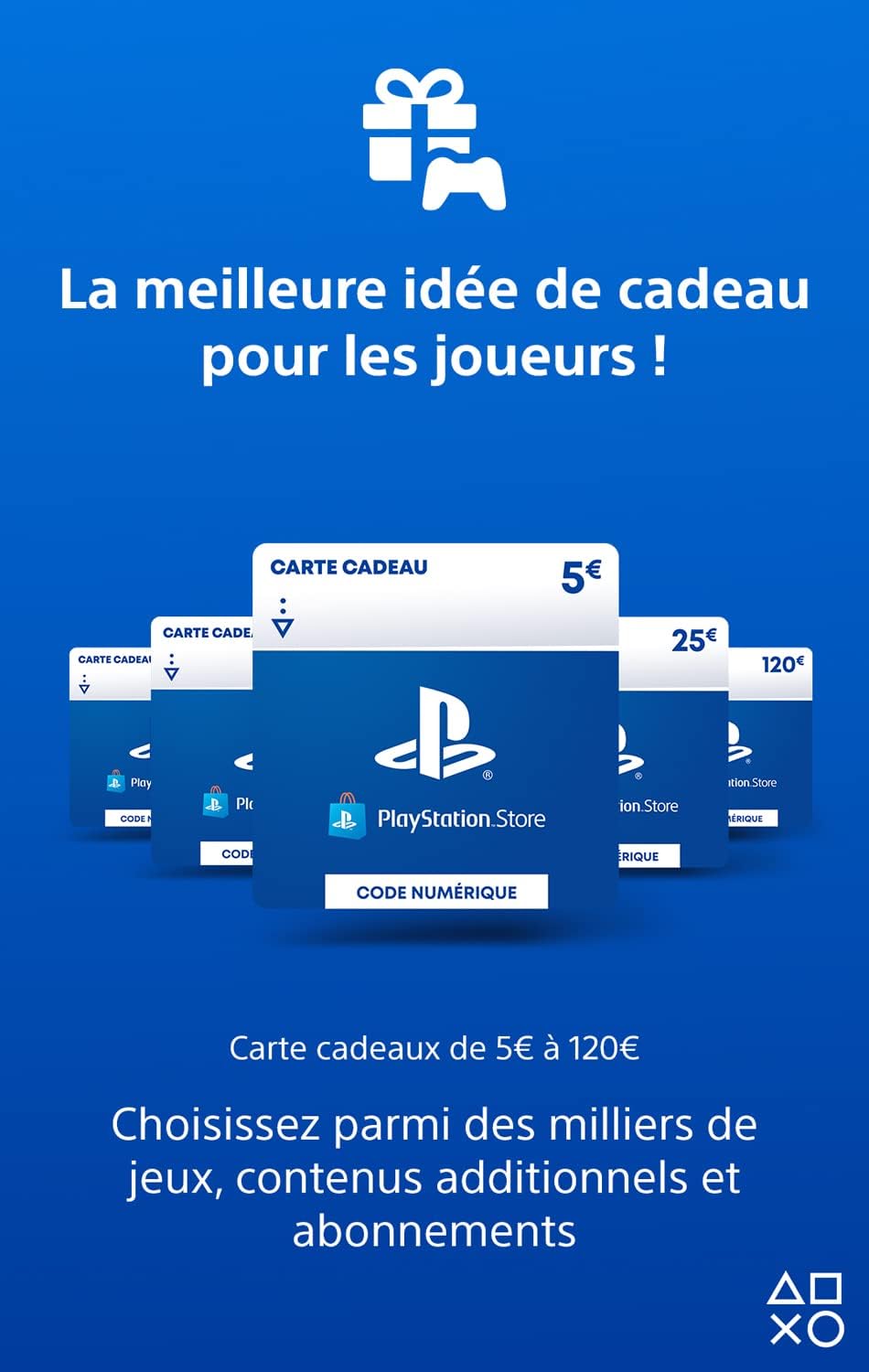100€ Carte Cadeau PlayStation |Compte PSN français uniquement [Code par Email]