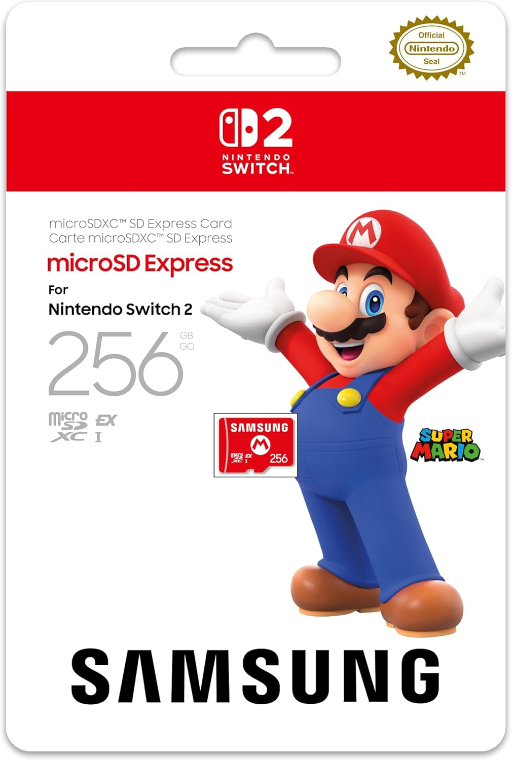 Carte mémoire micro SD express 256 Go SAMSUNG