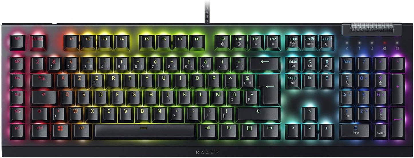 Razer BlackWidow V4 X - Switch vert - Noir